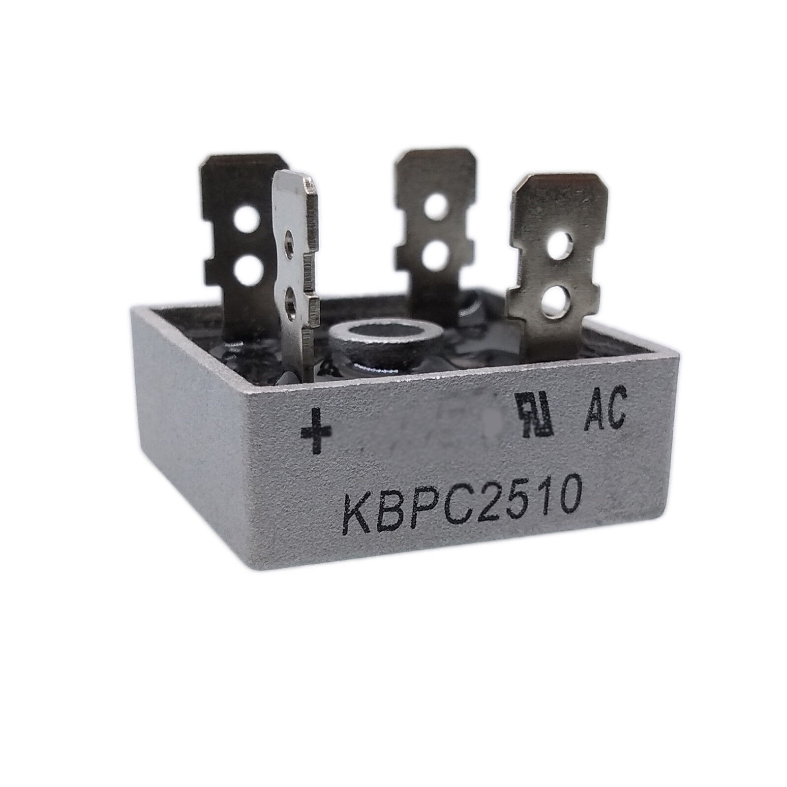US Stock 1pc KBPC2510 25A Amp 1000V Volt Diode Bridge Rectifier 28 x 28 x 21mm