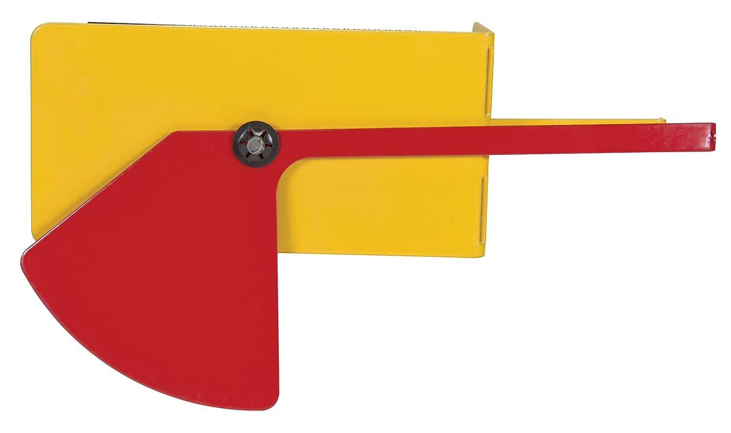 FRK-LVL Steel Fork Truck Level 9-1/4 in. x 2-5/8 in. x 5-1/16 in. Yellow/Red