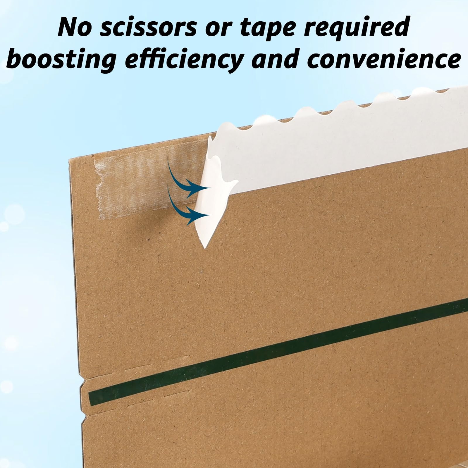 8x6x4 inches Self-Sealing Shipping Boxes, Corrugated Cardboard with Easy Open…