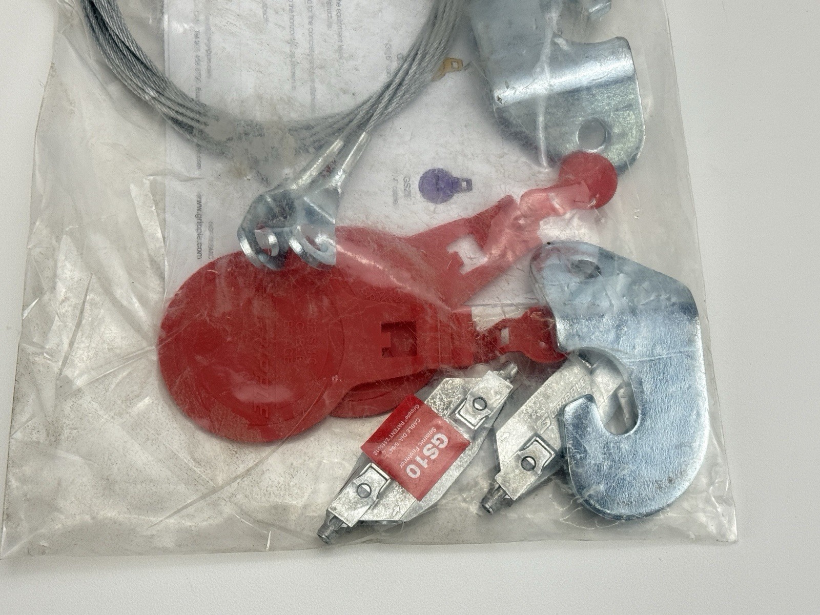 Gripple GS10-10E4-R4-2P Seismic Restraint Kit, 5/64″ X 10′
