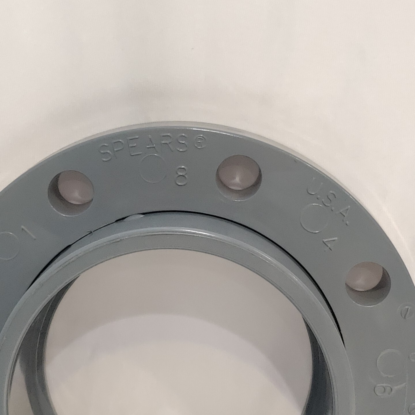 SPEARS NSF-61-G Flange, 6 Inch, CPVC, 150 PSI, Bolt Torque 40 FT-LBS SCH 80