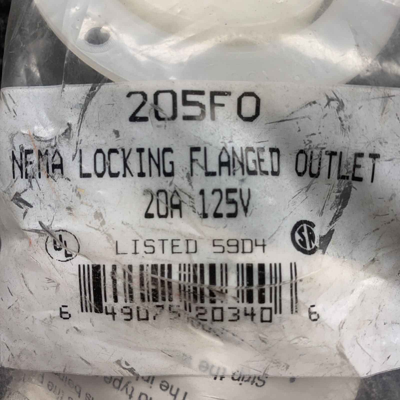 New MARINCO Locking Flanged Outlet 205F0 20A 125V