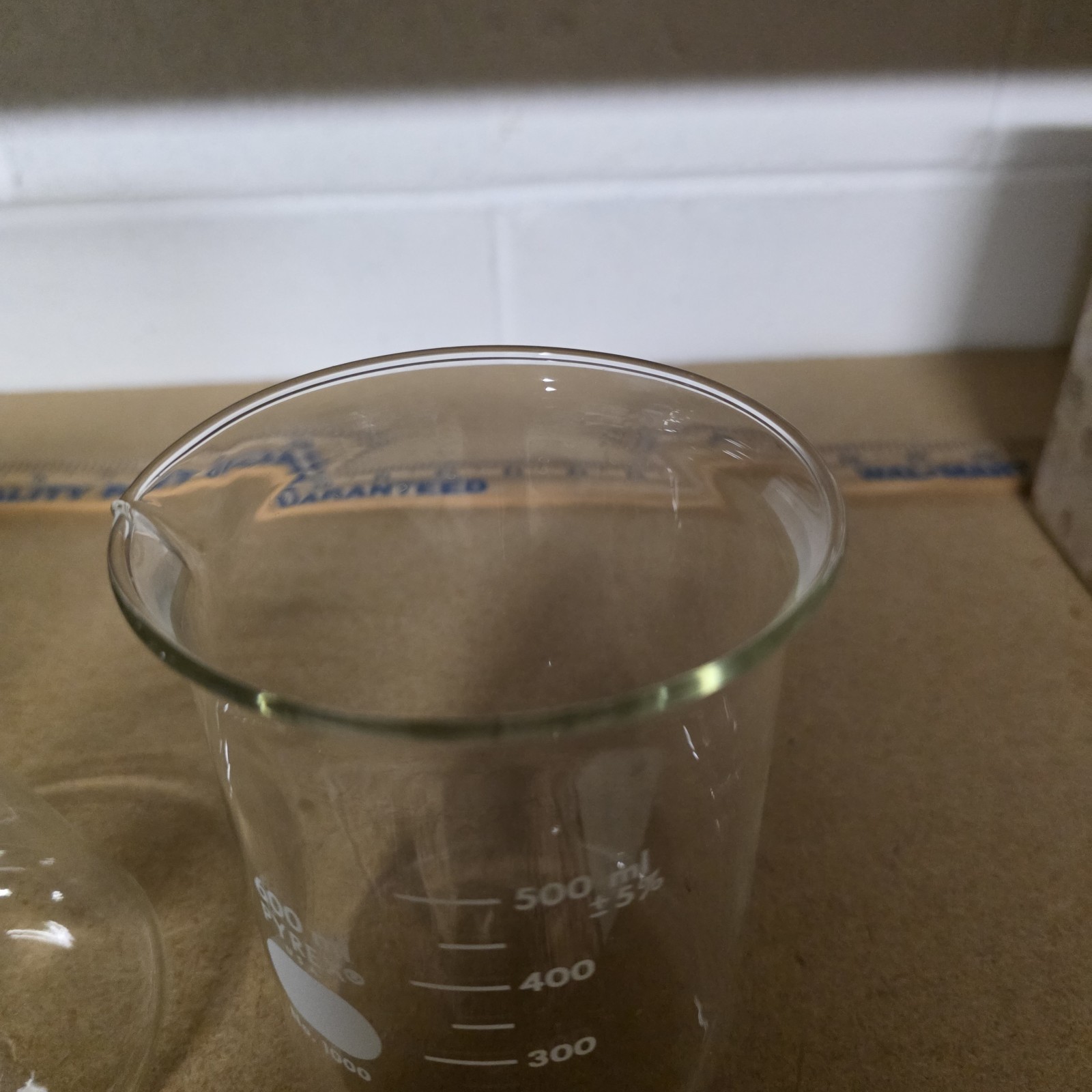 Pyrex 300 mL, 1000 mL Erlenmeyer Flask & 600 mL Griffen Beaker LOOK AT PICTURES