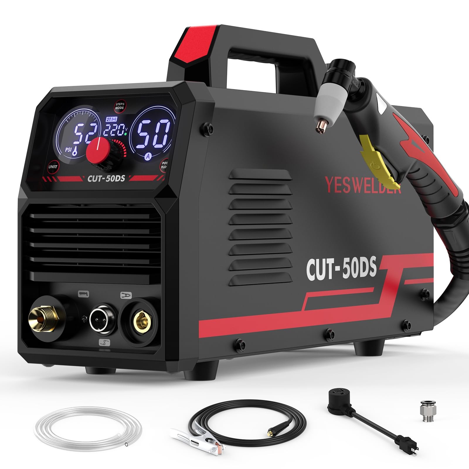 YESWELDER CUT-50DS Plasma Cutter 50Amp, 110/220V Dual Cut-50ds