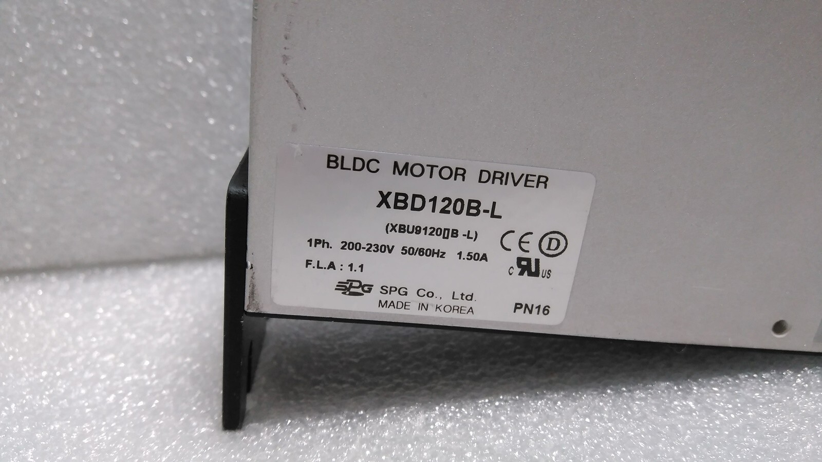 [Used] SPG / XBD120B-L / BLDC MOTOR DRIVER, 1.5A, 1pcs