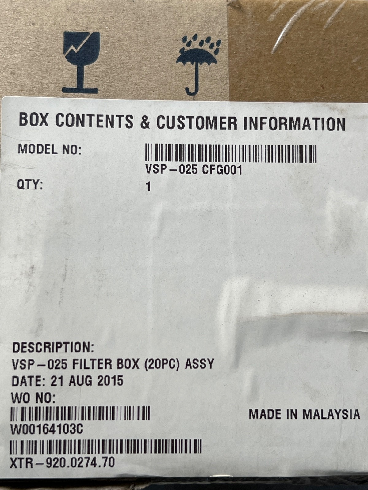 (One Box =20 Pcs) Xtrails VSP-025 Single Unit of VSP-005 Per Pack