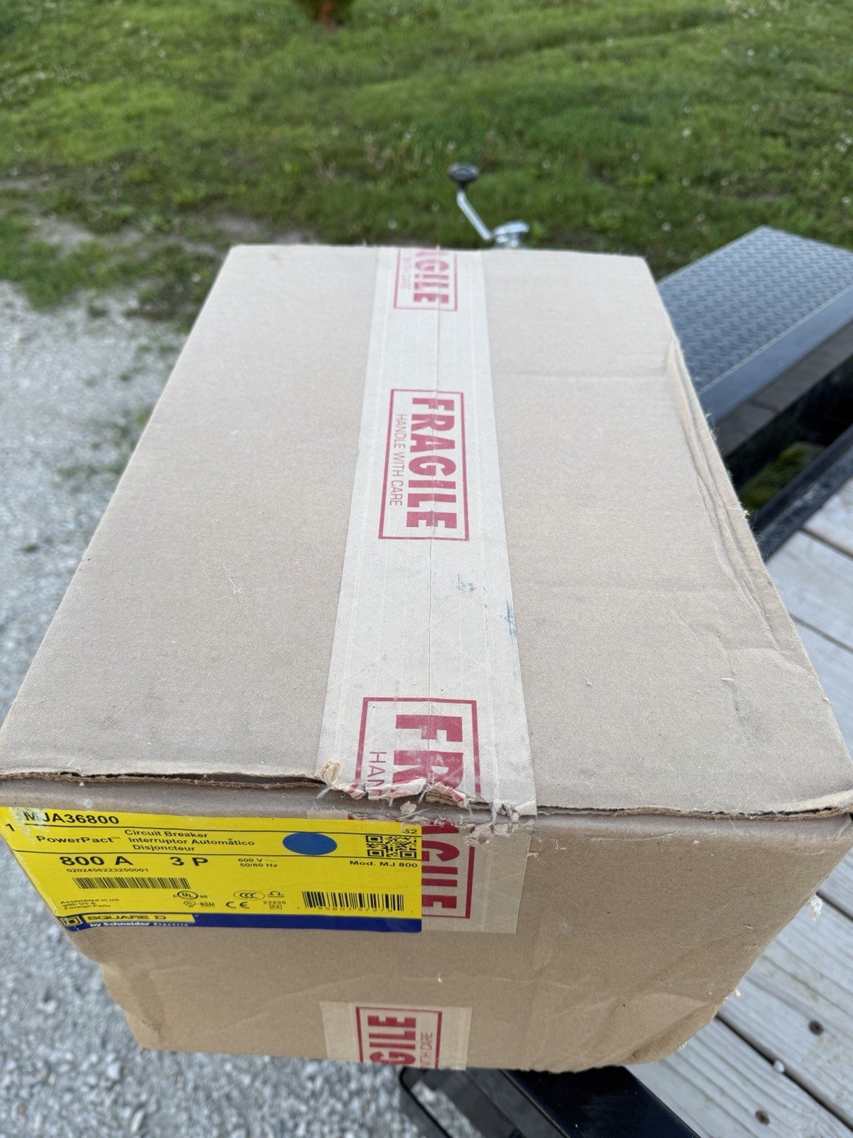 NEW SQUARE D MJA36800 800 amp 3p 65kA@480v PowerPact I line Breaker