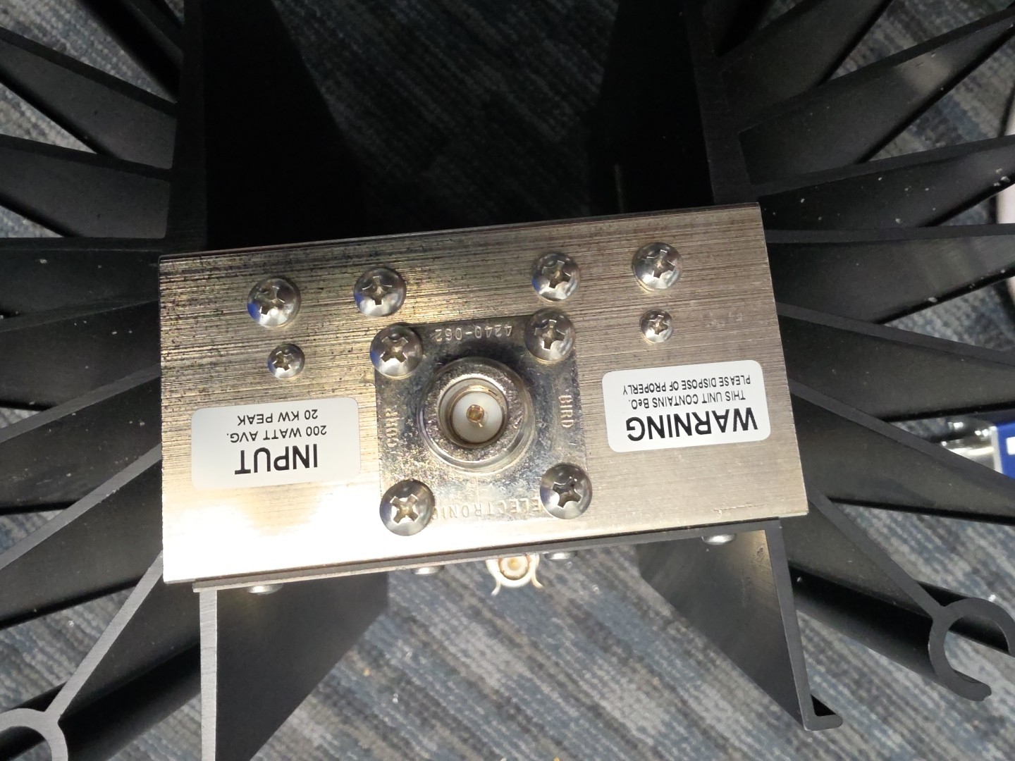 46-317724P14 – GE – MRI – RF Dummy Load 30dB Coaxial Attenuator 20Kw PEAK