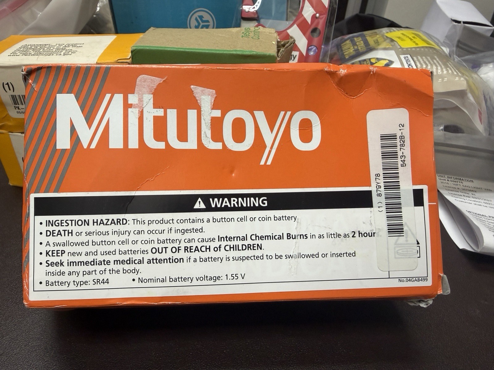 MITUTOYO Calibrated Indicator 0 in to 0.5 in /0-12.7 mm Inch/ Metric 0.02 mm