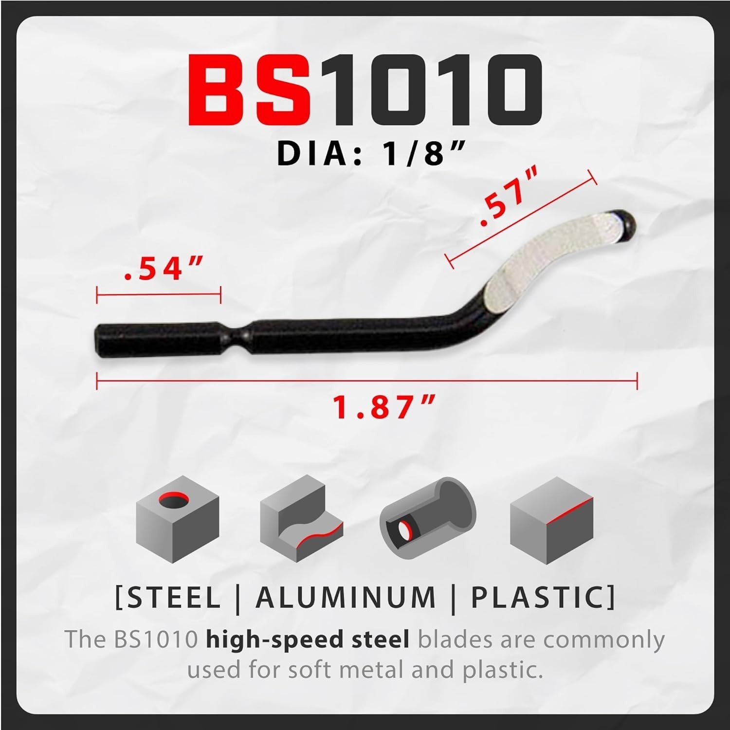 AFA Tooling Deburring Tool Kit 10 High Speed Blades Countersink Hand Reamer New