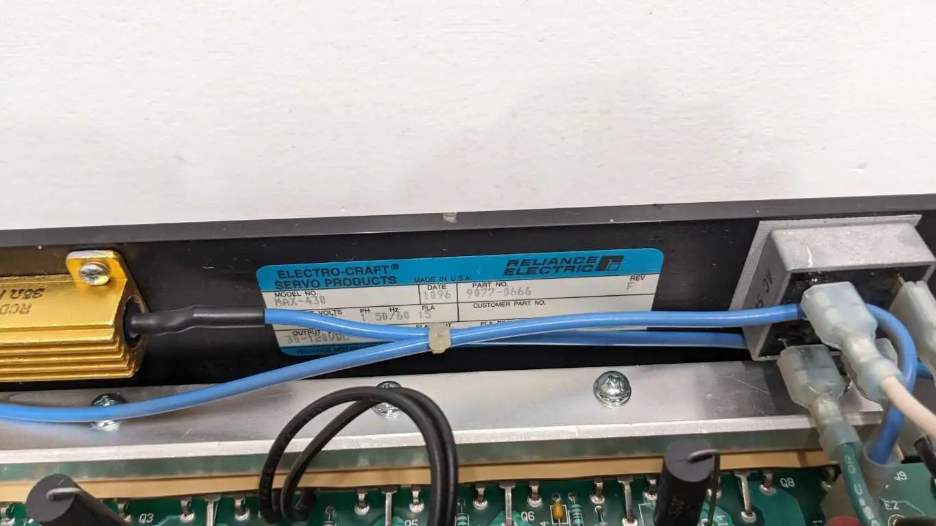Electro-Craft MAX-430 Brush Servo Drive F 20-85VAC 15A to 30-120VDC 15A 30-Peak