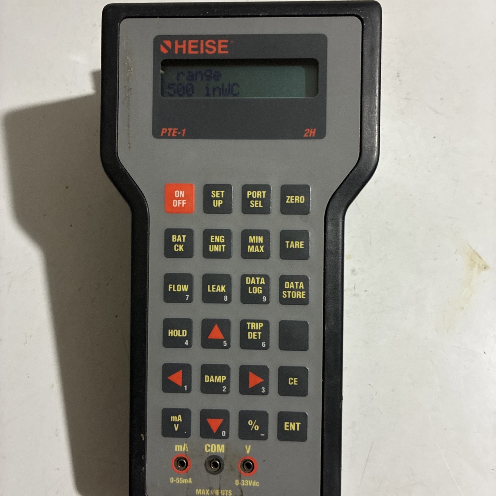 HEISE PTE-1 2H Hand Held Calibrator + 1 HQS-2 Test Module, 0-100 PSIG (0.05%)