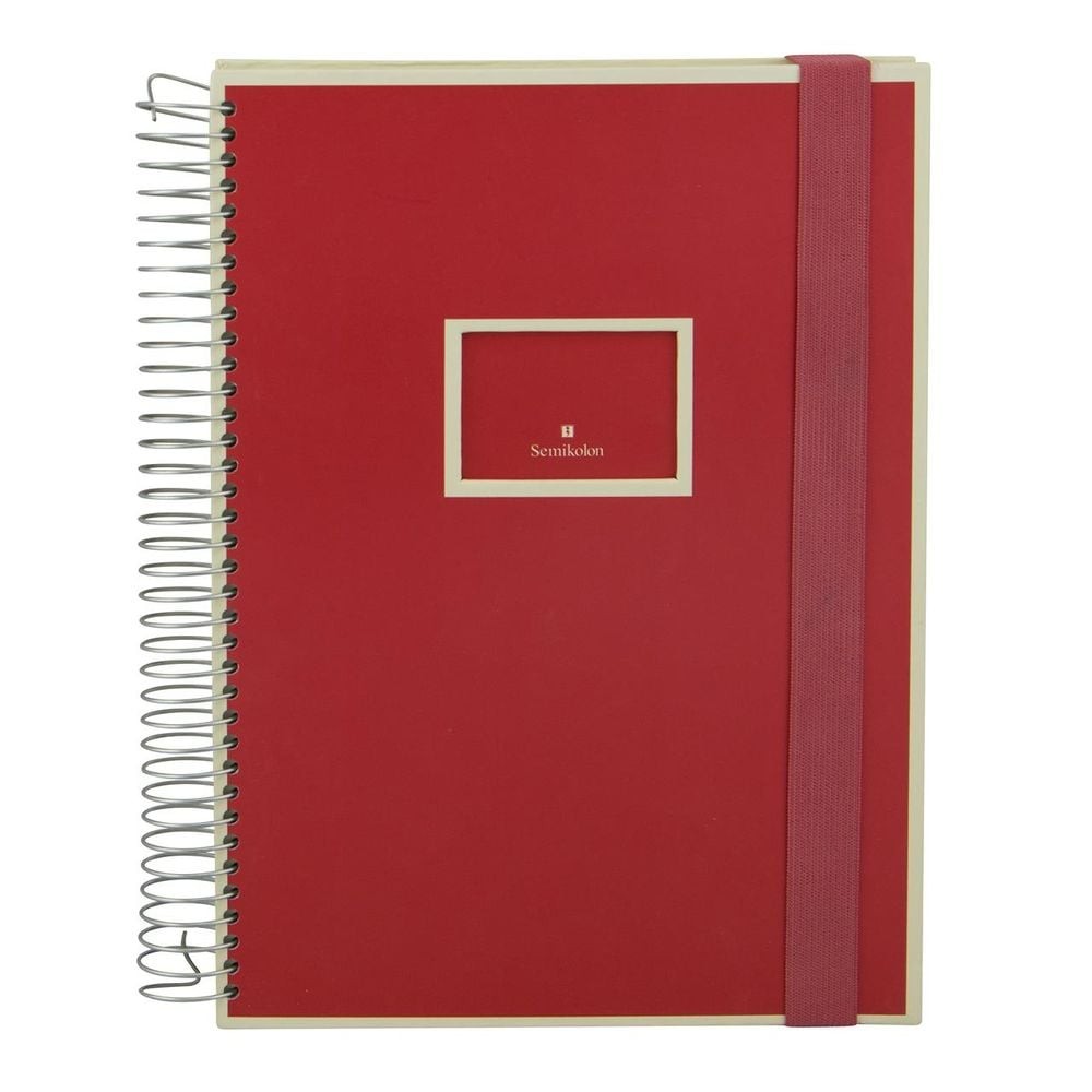 Mucho Spiral Notebook A4 (Red)