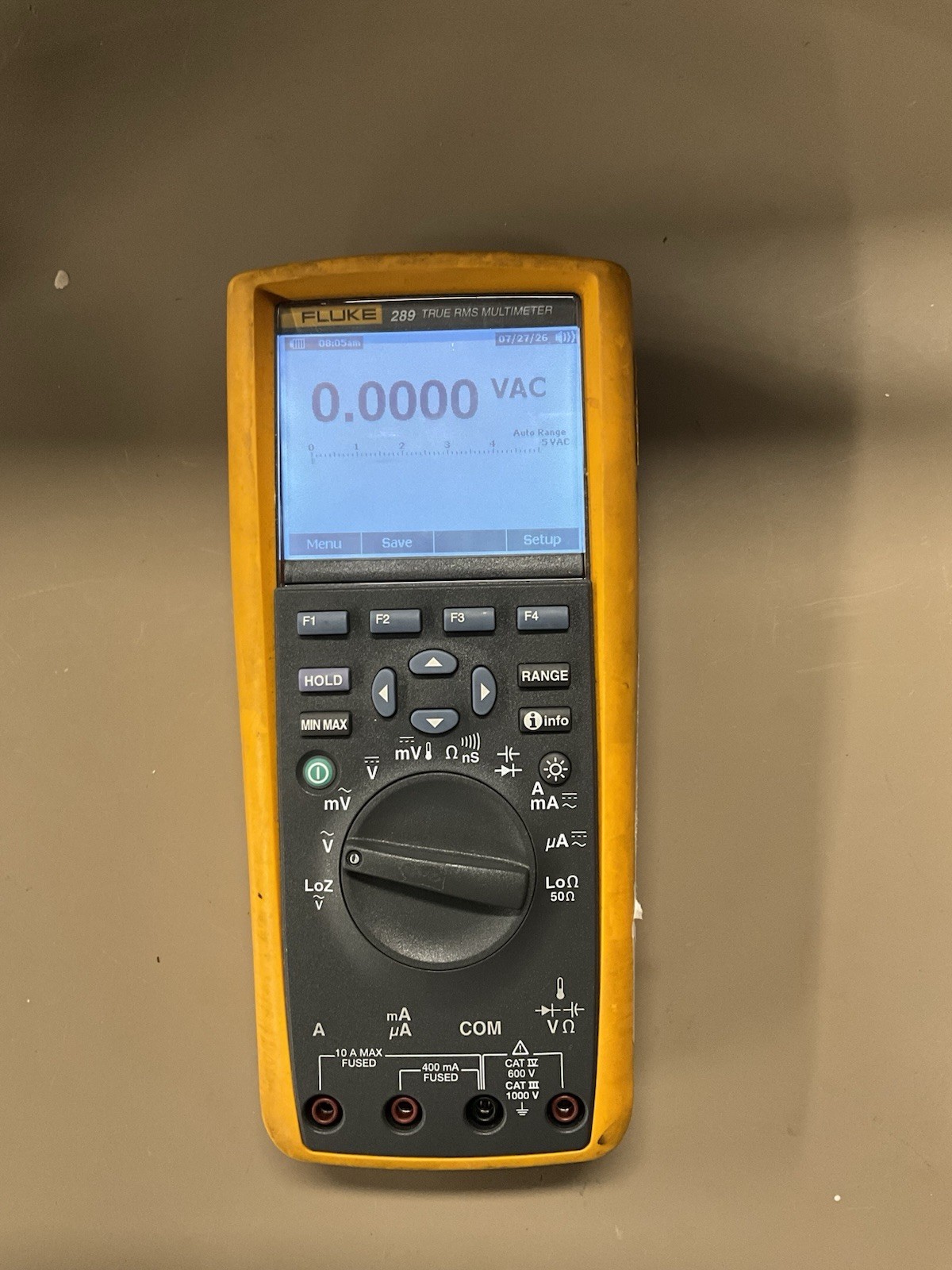 FLUKE 289 TRUE RMS MULTIMETER NO LEADS POWERS ON