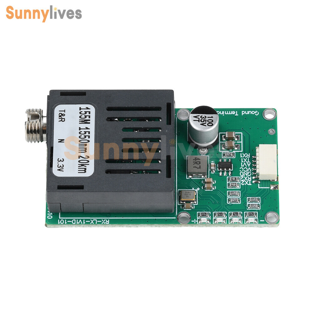 TTL Optical Transceiver Module TTL to Fiber Module FC RX/TX/AV/VCC/GND for Drone