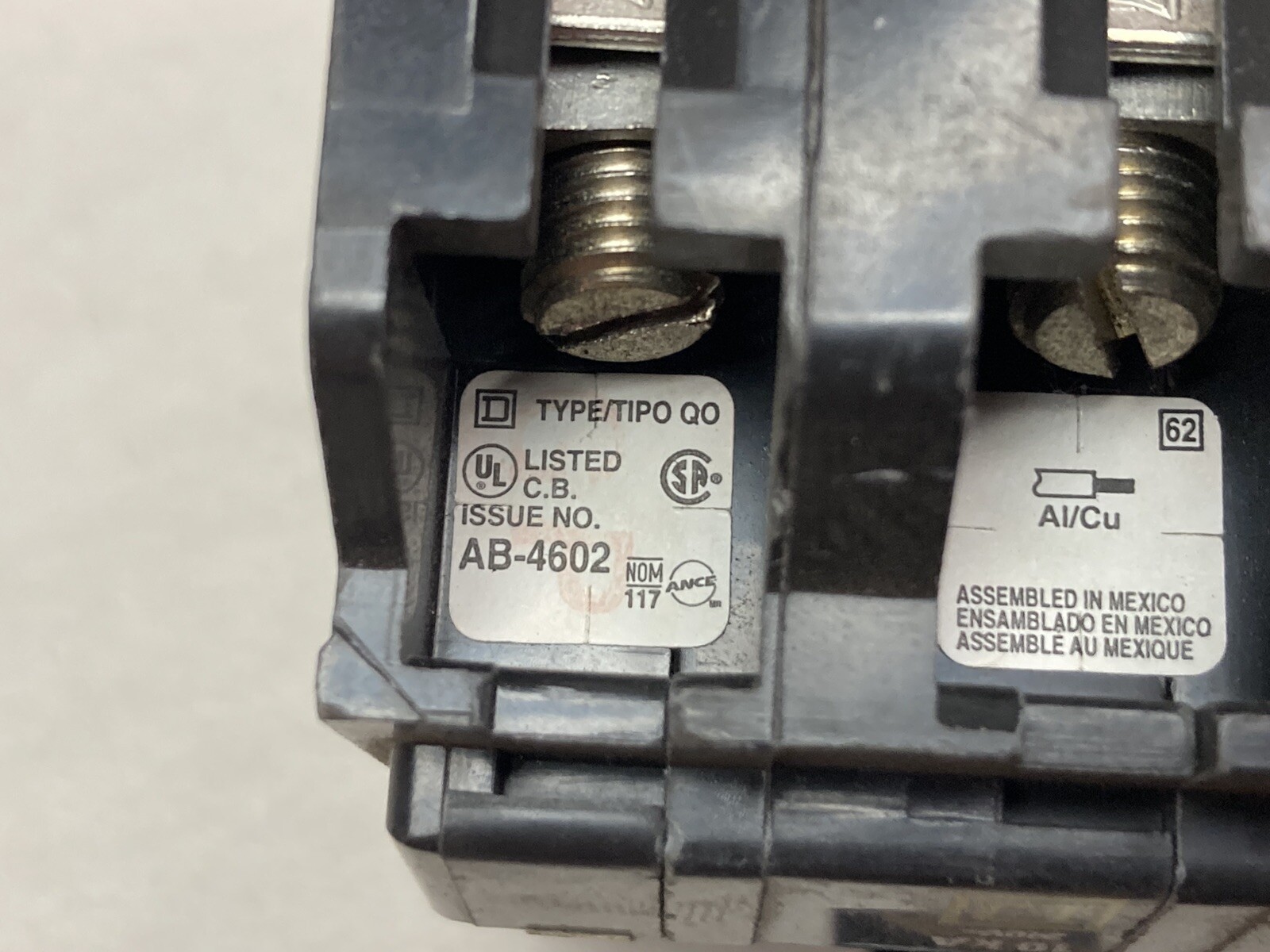 Square D,QO260,Circuit Breaker 60A 240V 2P