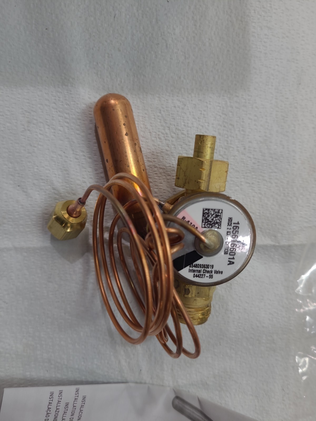 Parker HXCE 165616601A OEM Thermostatic Expansion Value TXV Kit- 1.5-3.0 Tons