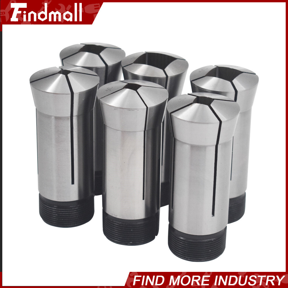 New 6× 5C Square Collet Set 1/4″,5/16″,3/8″,1/2″,5/8″,3/4″