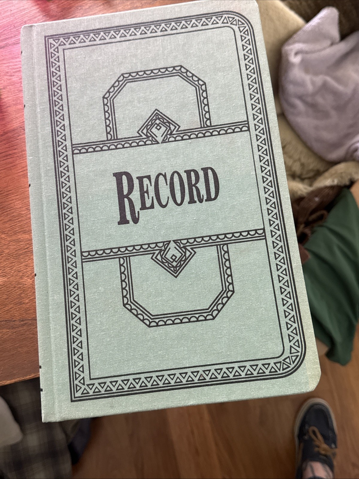 Boorum & Pease 500 Page Record Ledger Book Hardcover Green 66-500-R