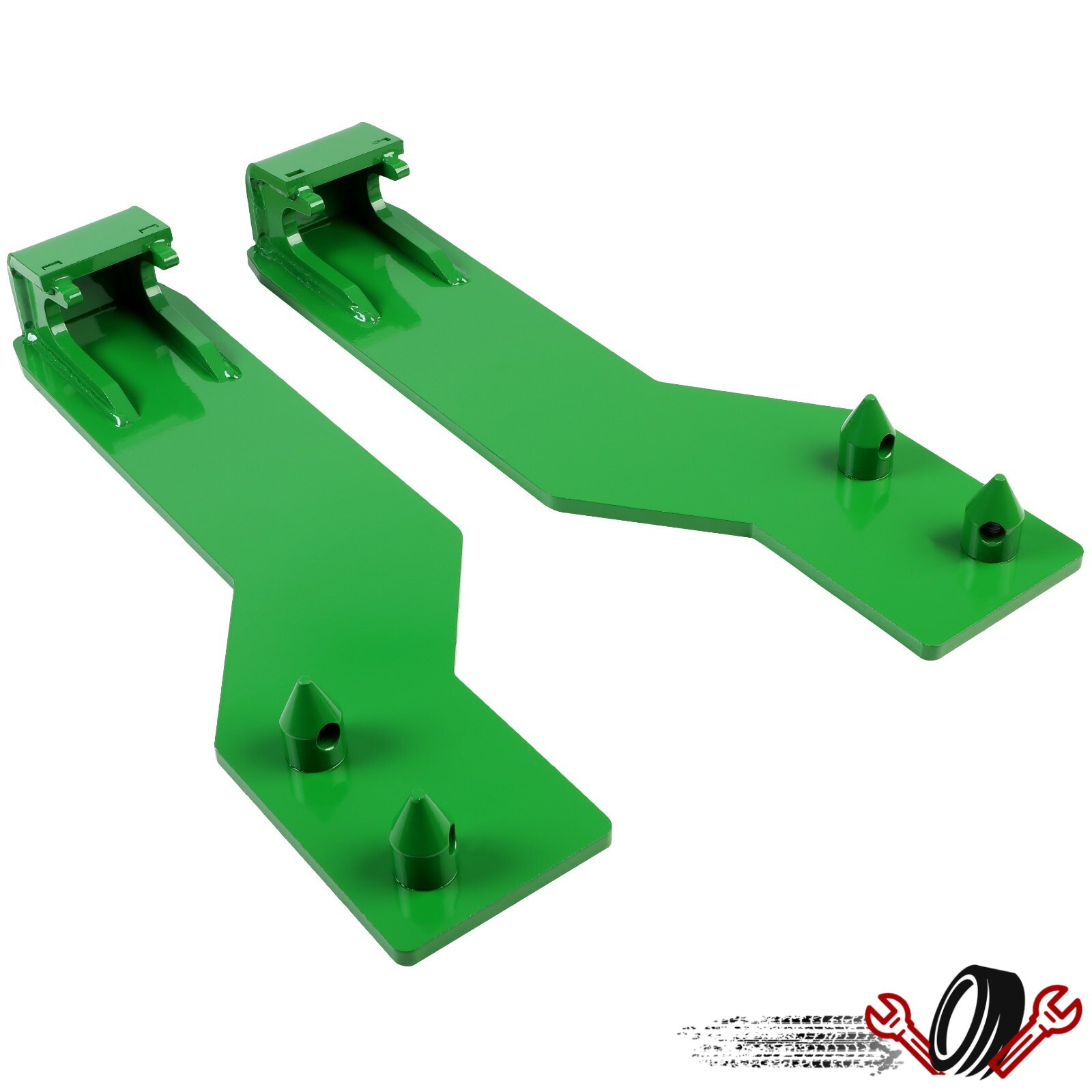 For John Deere Quick Tach Bracket Tractor Loader Brackets Weld On Mounting Set