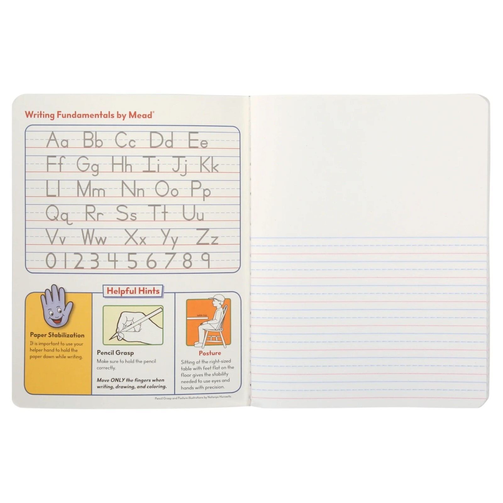 Mead K-2 Classroom PRIMARY JOURNAL 3 Composition Notebook 7.5″x9.75″ 100 Sheets