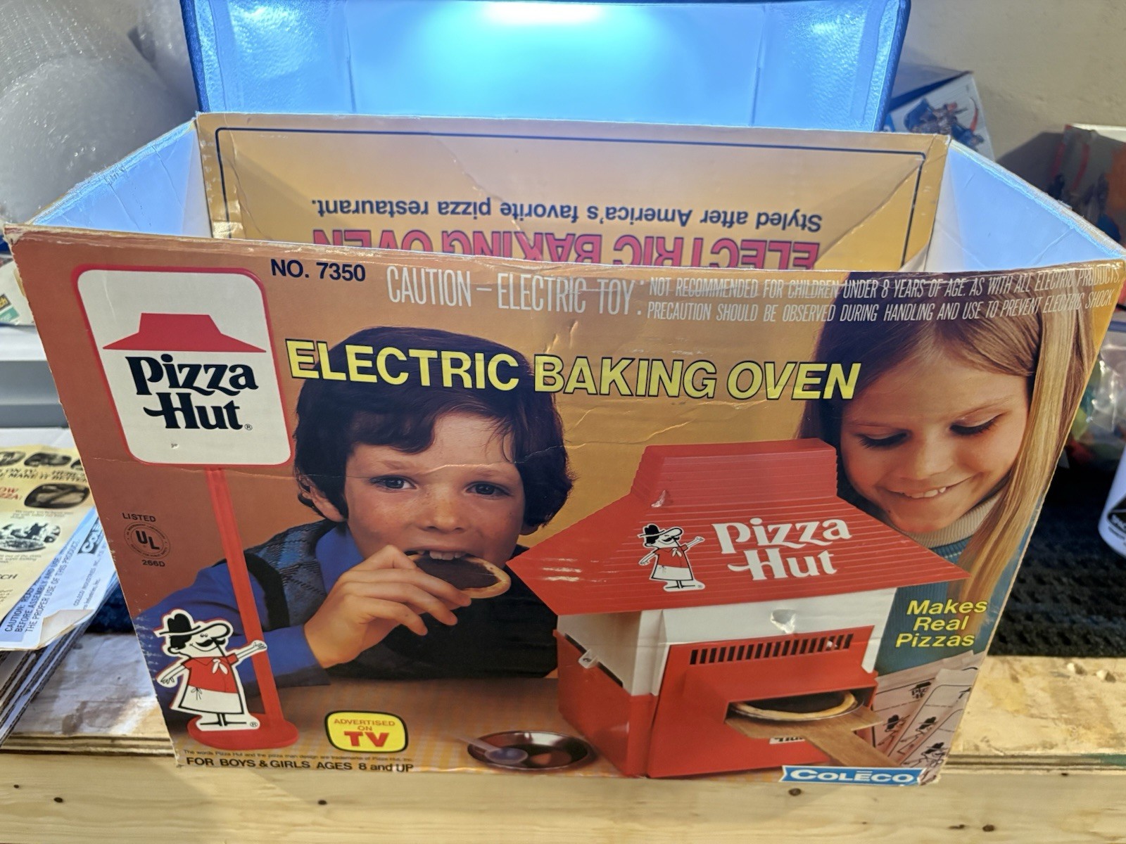 Coleco Kids Pizza Hut Electric Baking Oven 70s Works EZ-Bake