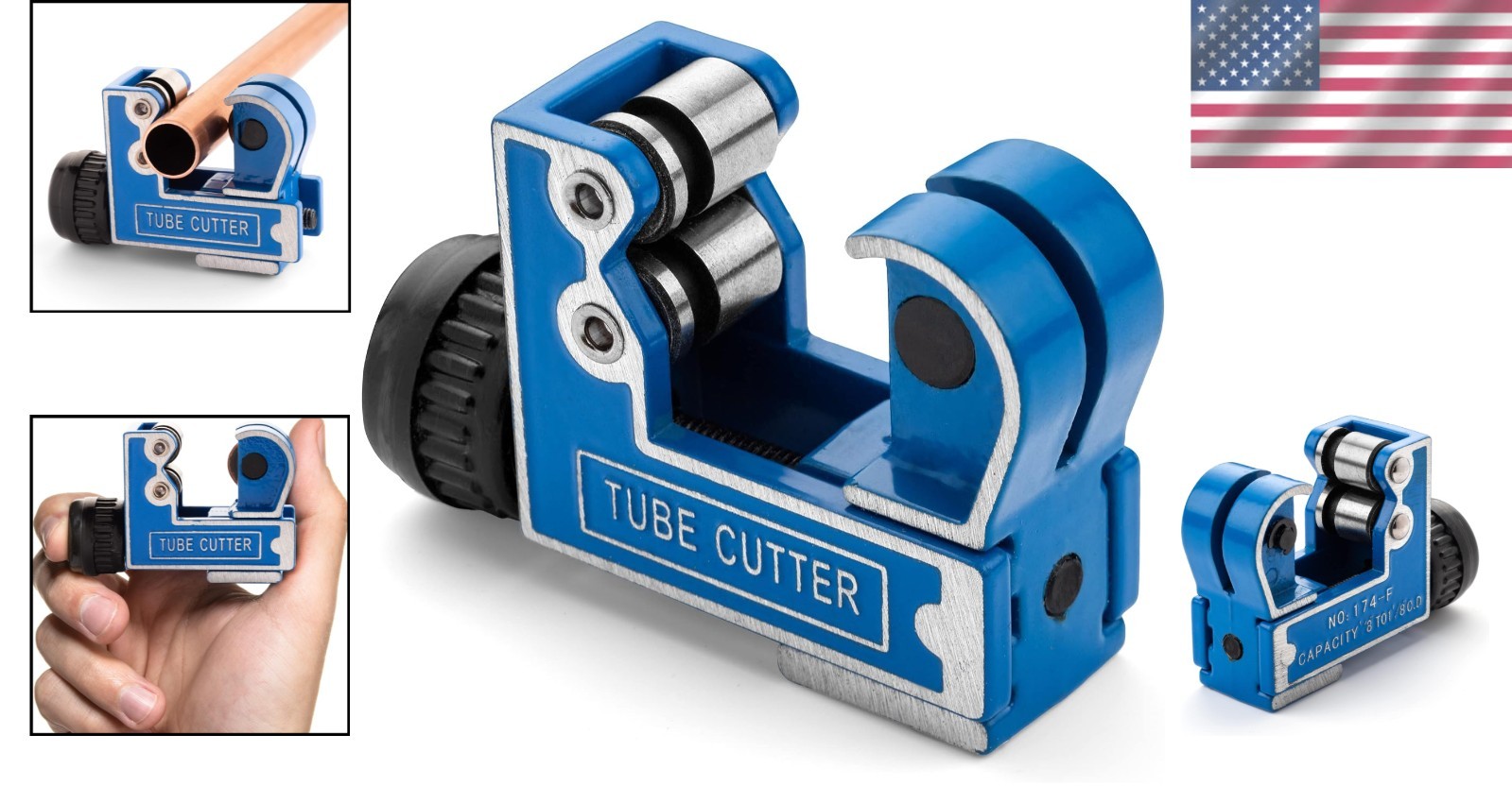 Professional-Grade Mini Pipe Cutter for Copper, PVC & More – Easy Operation