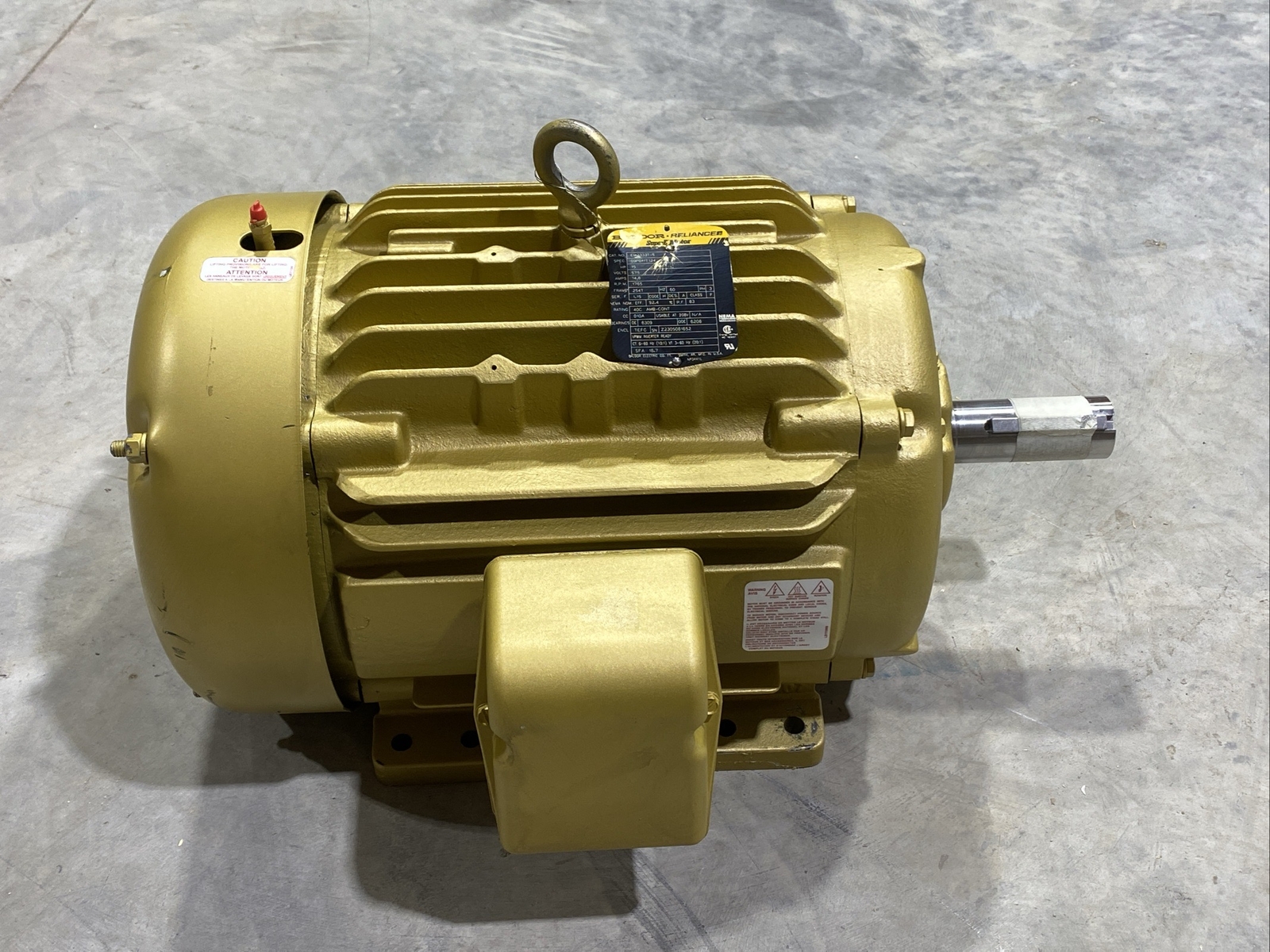 BALDOR EM2333T-5 MOTOR 15HP 575V 254T 1765RPM NEW