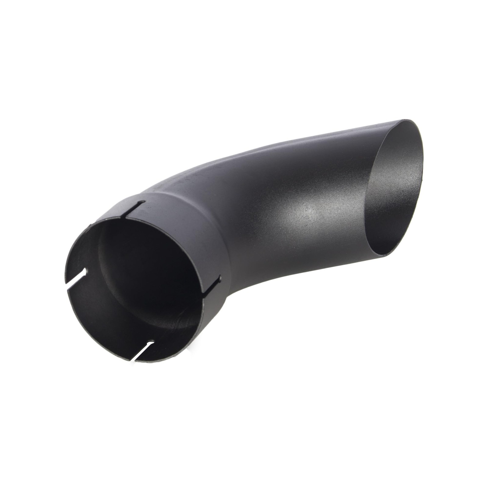 Exhaust Stack Pipe Replacement for UNIVERSAL – 4″ x 12″, Curved Black