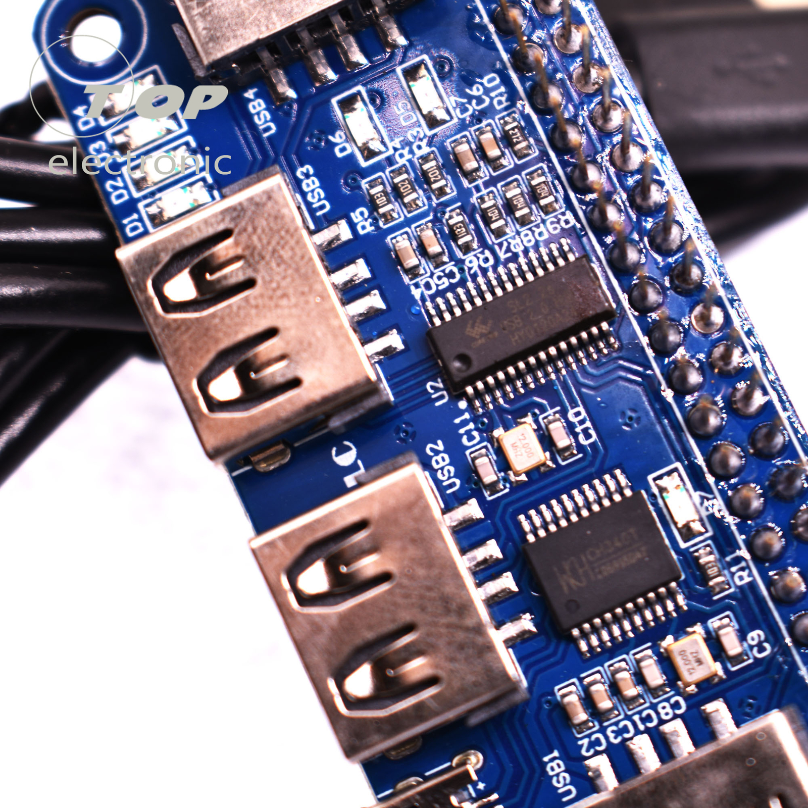 4 Port USB HUB HAT Expansion Board for Raspberry Pi 3 Model B /Zero V1,3/Zero W