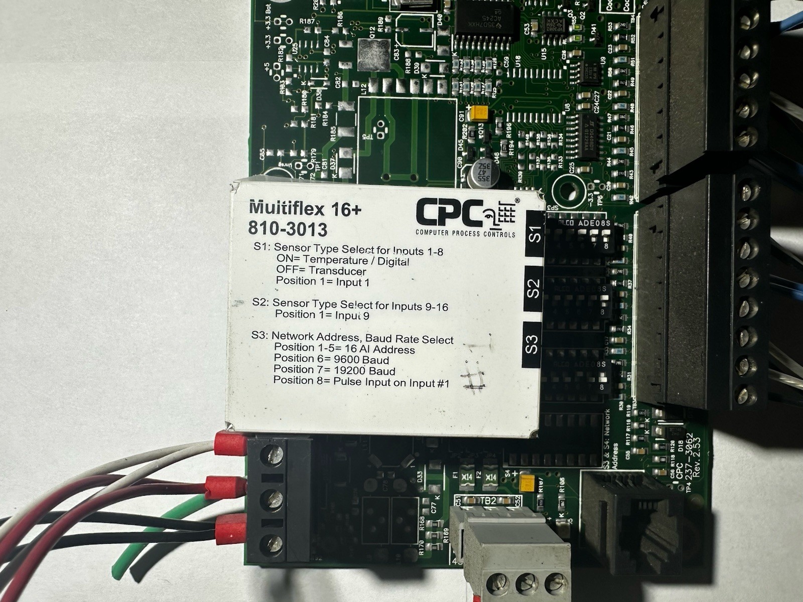 Emerson CPC 16AI Multiflex Board 810-3013