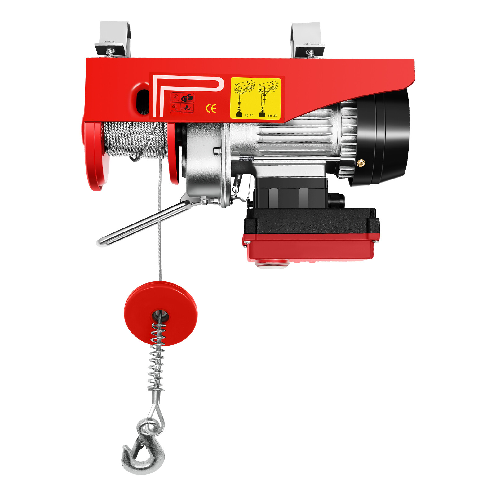2-In-1 Electric Handling Winch Wireless Lifting Hoist & Remote 440lbs/200kg