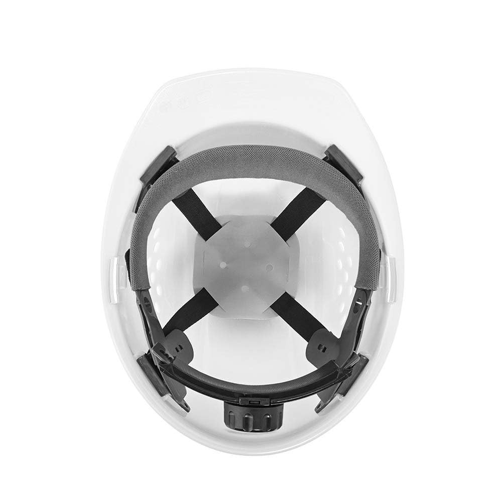 Advantage Front Brim Hard Hat, Vented, 4-pt. Ratchet Suspension, White, 20220