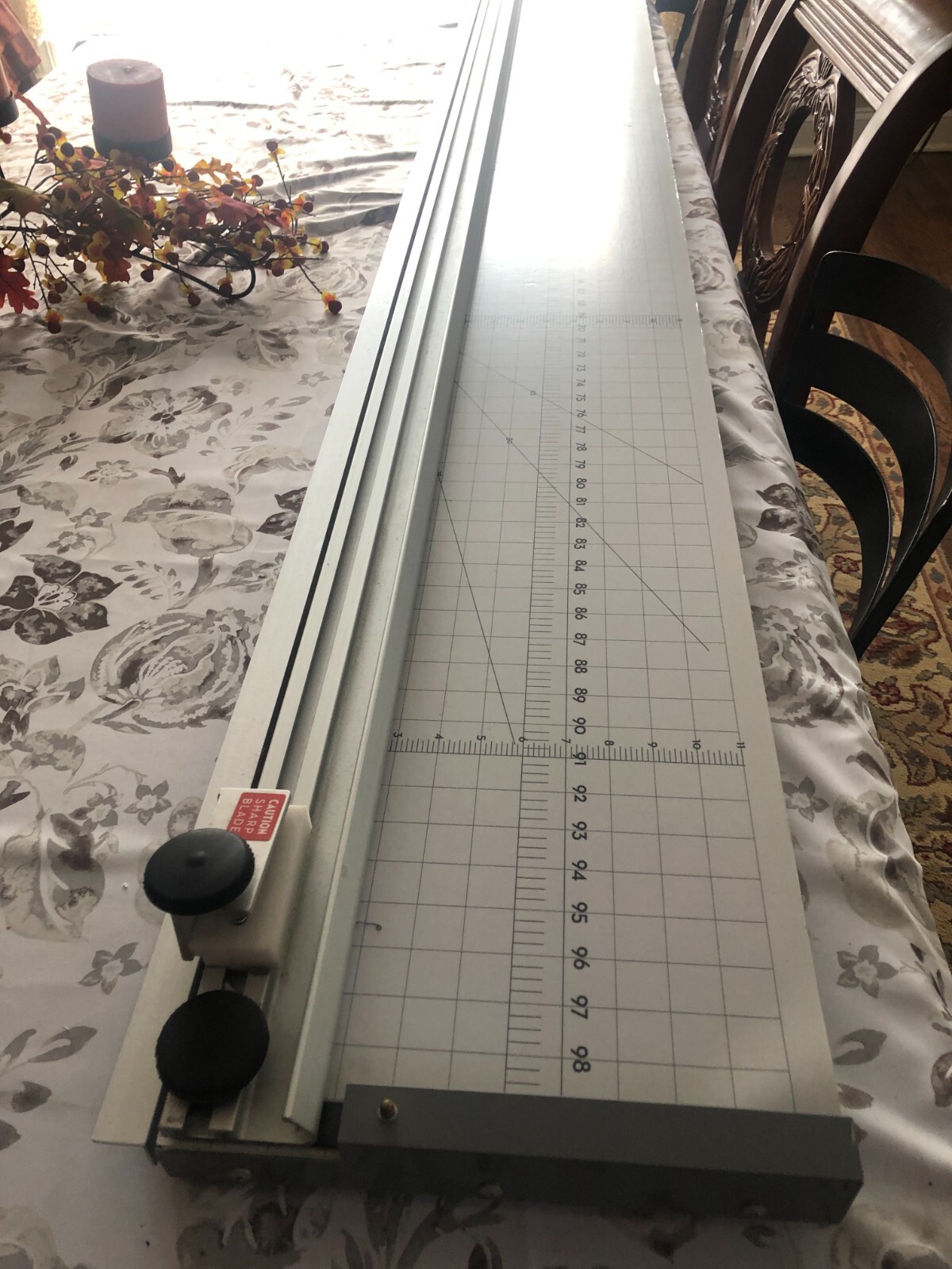 e-z Cuts 100″ professional Advanced Rotary Cutter Table Edge -Sign Business