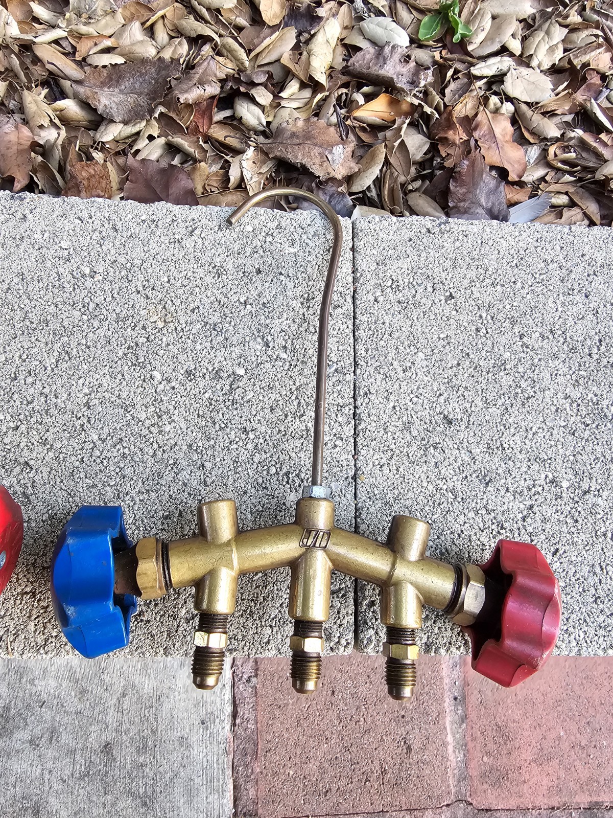 2 Pieces Just Better JB Refrigerant Manifold Set 2-Valve No Hoses No Gauges USA