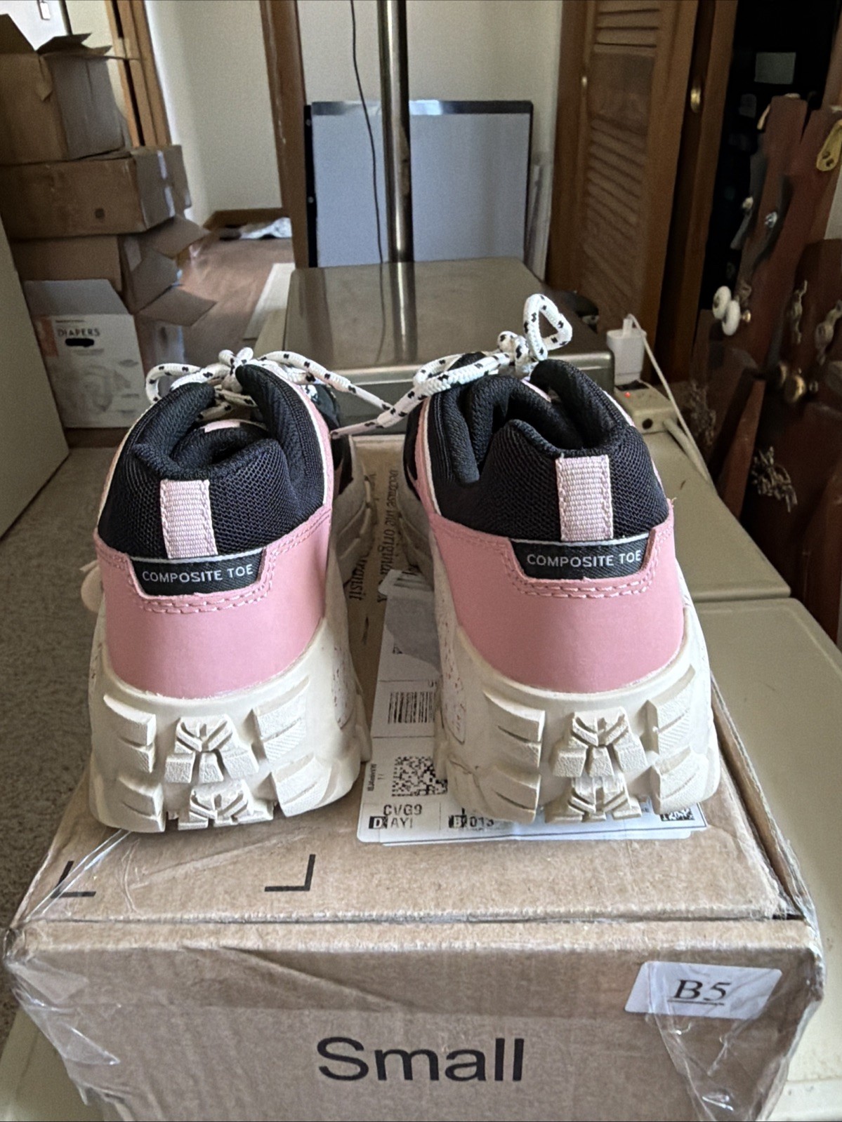 Women’s Caterpillar Invader Sport Composite Toe Safety Shoe Size 8