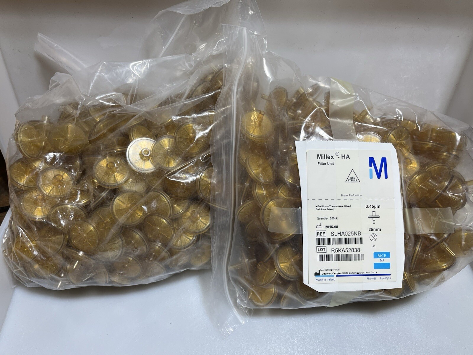 MilliporeSigma™ Millex™ Syringe Filter, MCE, 0.45 μm SLHA025NB