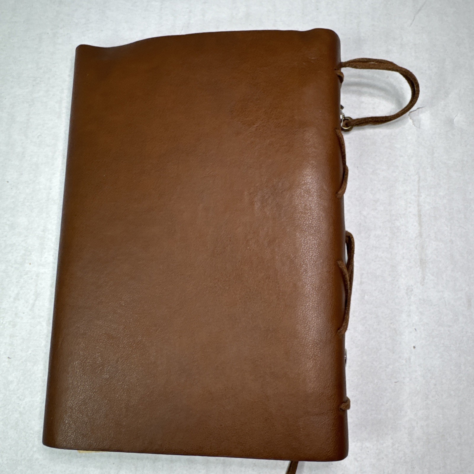 Maleden Nautical PU Leather Journal Refillable 6 ring Compact Binder Craft Paper