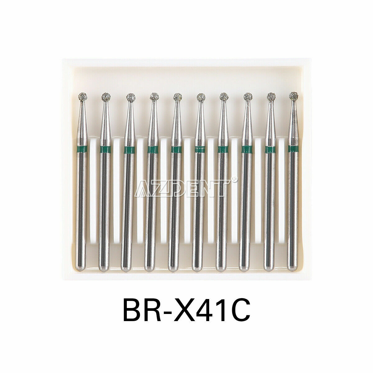 Dental Diamond Bur Ball Round FG XL Green/Coarse,Blue/Super Coarse/Medium,Black