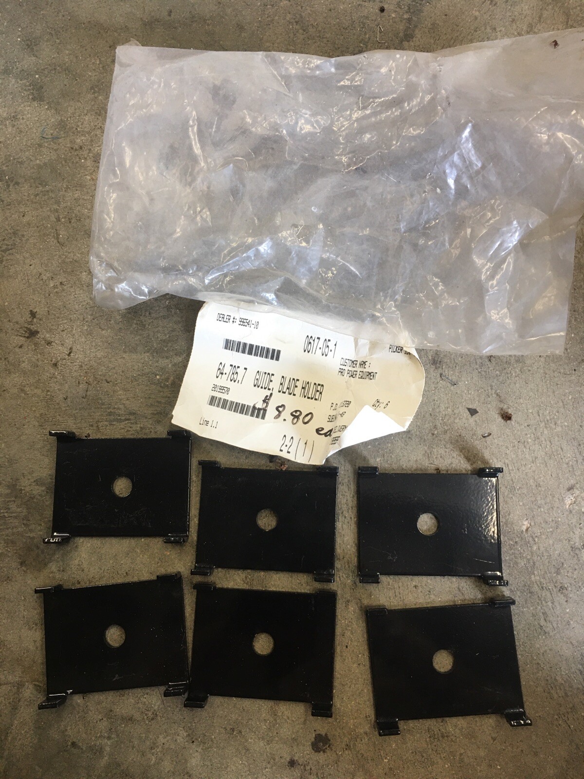 6 Pro Power Equipment GUIDE, BLADE HOLDERS – 64-785.7