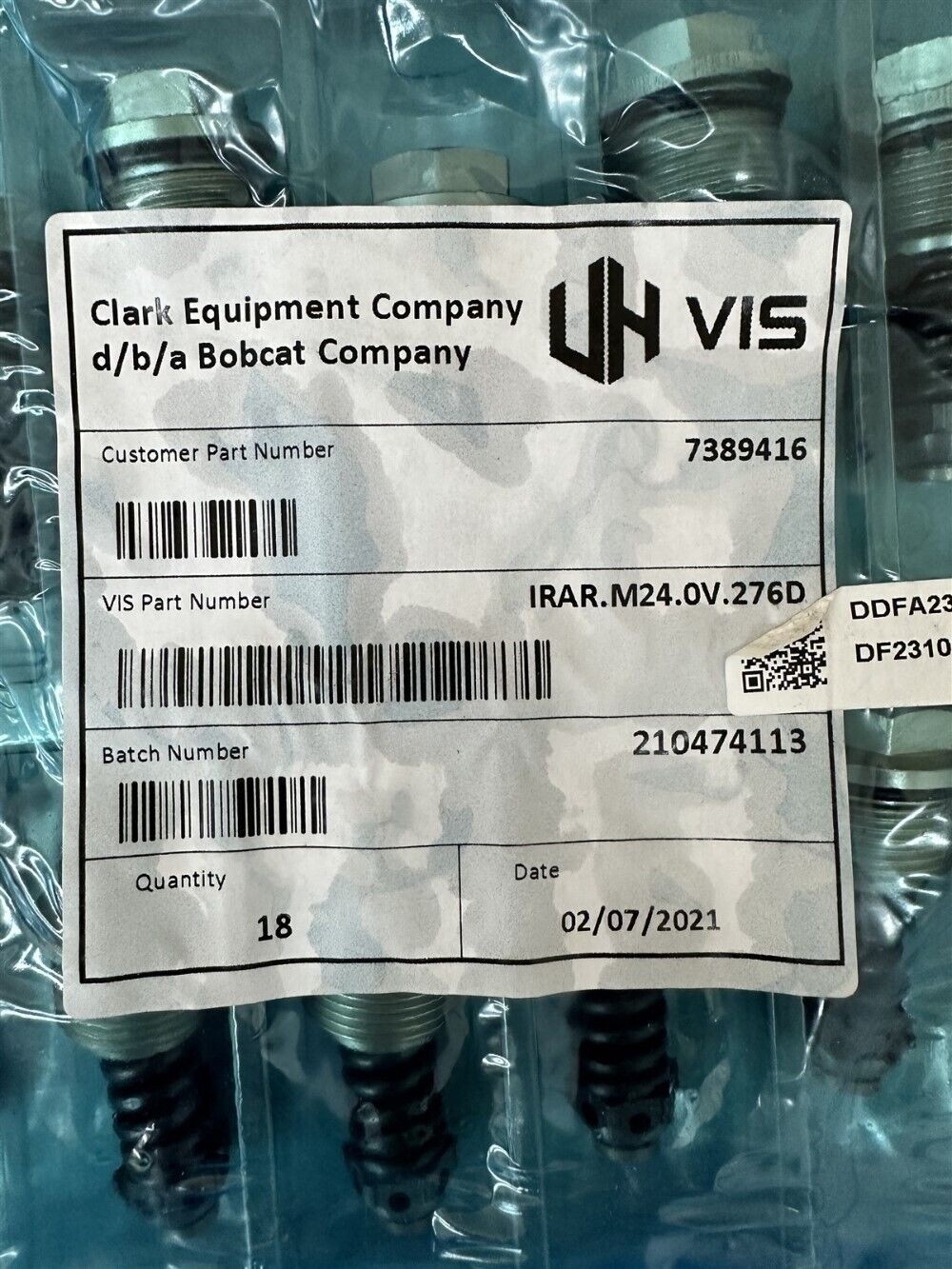 VIS Hydraulics IRAR.M24.0V.276D Relief Valve / Anti Cav. Valve