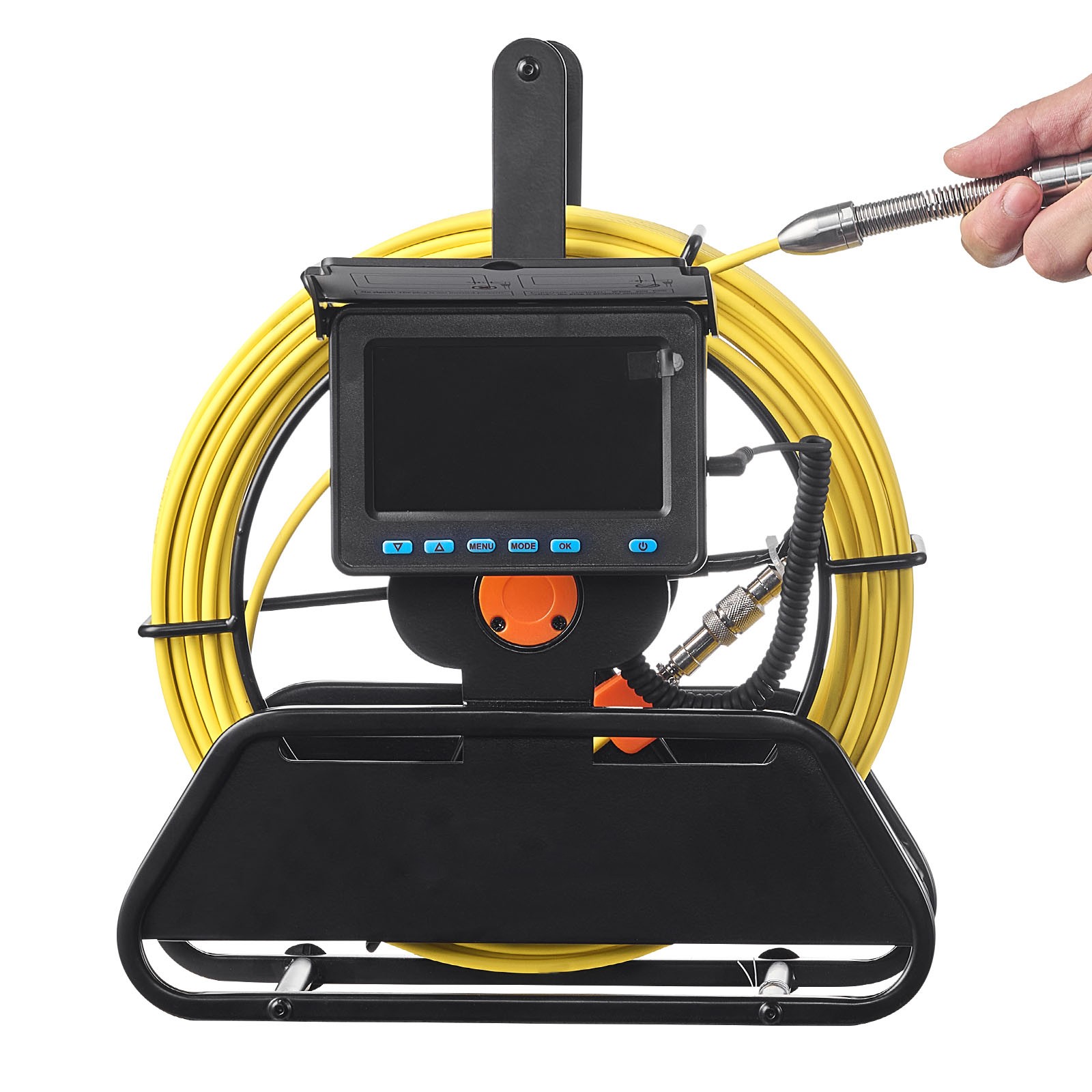 Uimoso 98 ft / 30 m Sewer Camera Pipe Inspection Camera w/ 4.3″ HD Screen