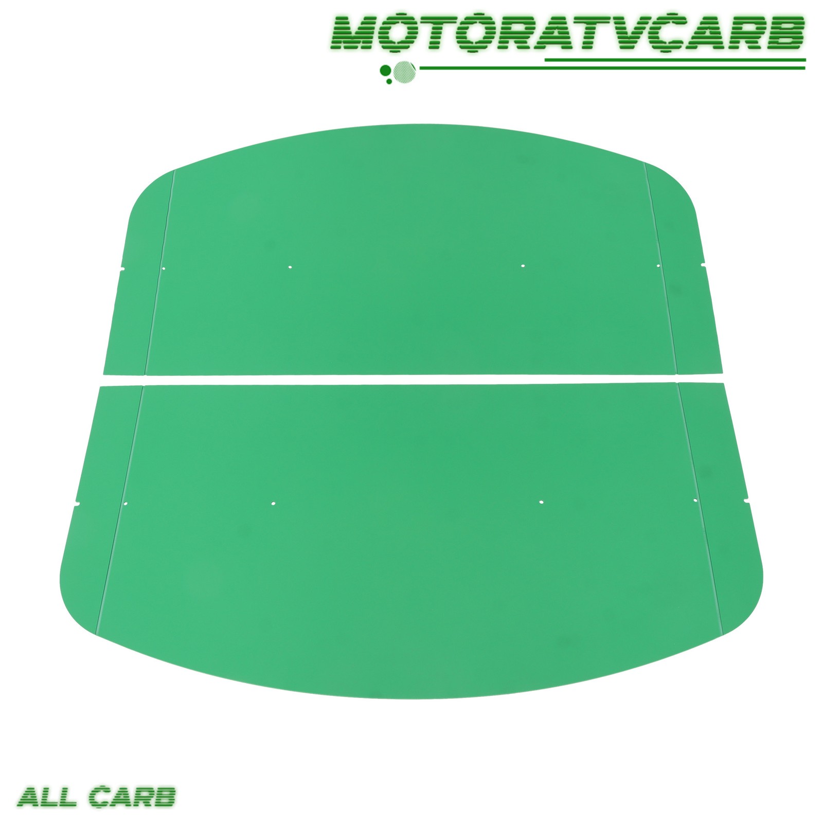 ALL-CARB Green Top Tractor & Mowers Canopy 52″× 52″ For 2″ x 2″ or 2″ x 3″ Rops