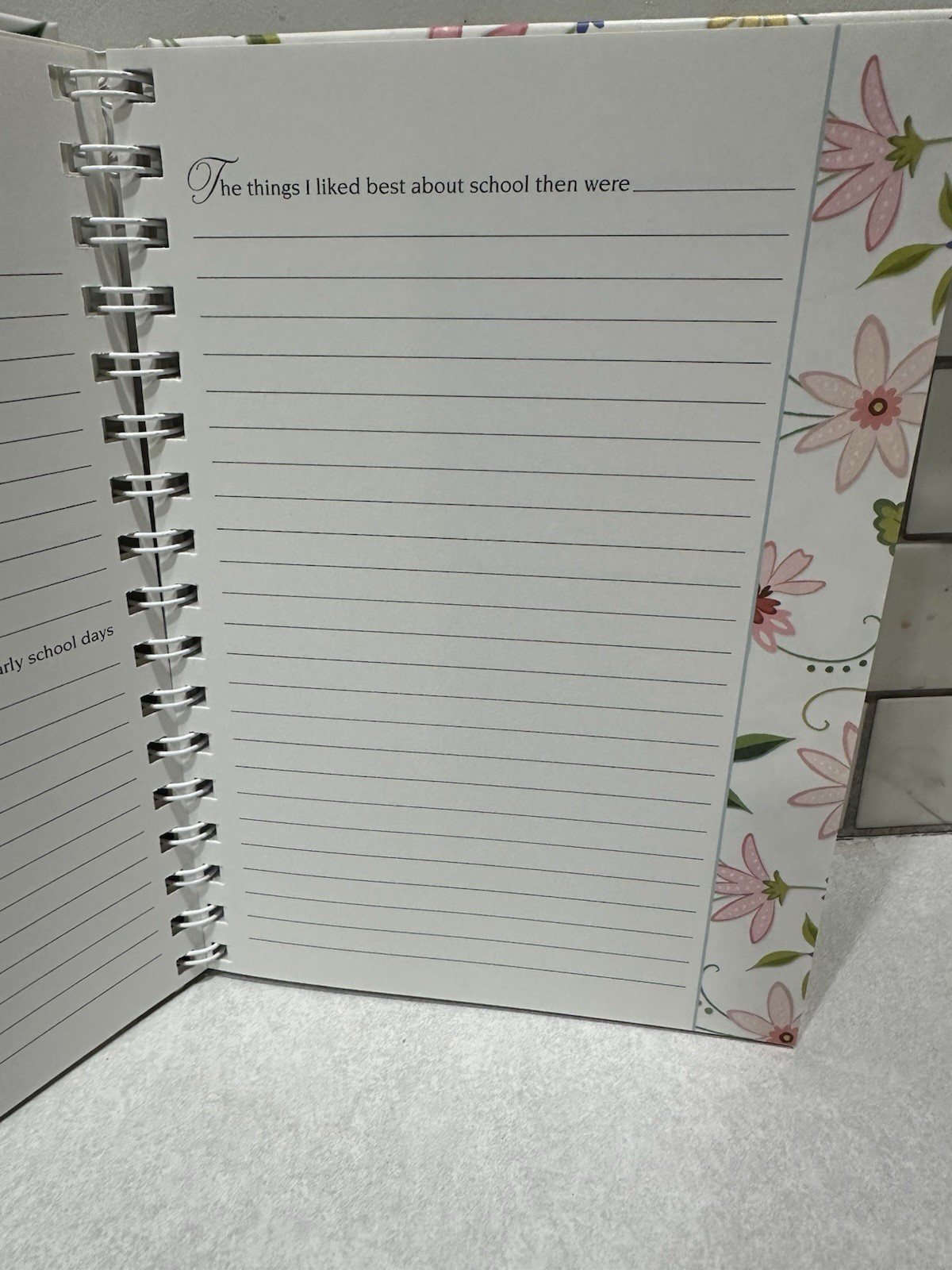 Grandmother’s Journal Book by Hallmark Memories Thoughts & Dreams- New