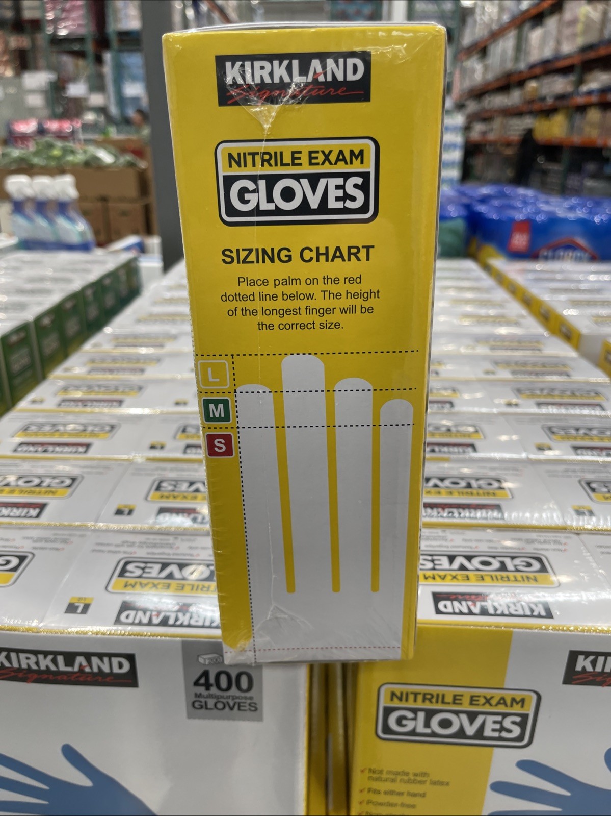 Kirkland Signature Nitrile Exam Gloves – Large Size (400 Pieces) (467130)