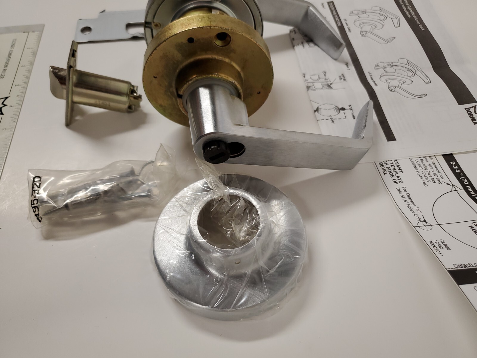 «NEW» Dorma Classroom Intruder Lock, CL877J LRC 626 RH, CL800