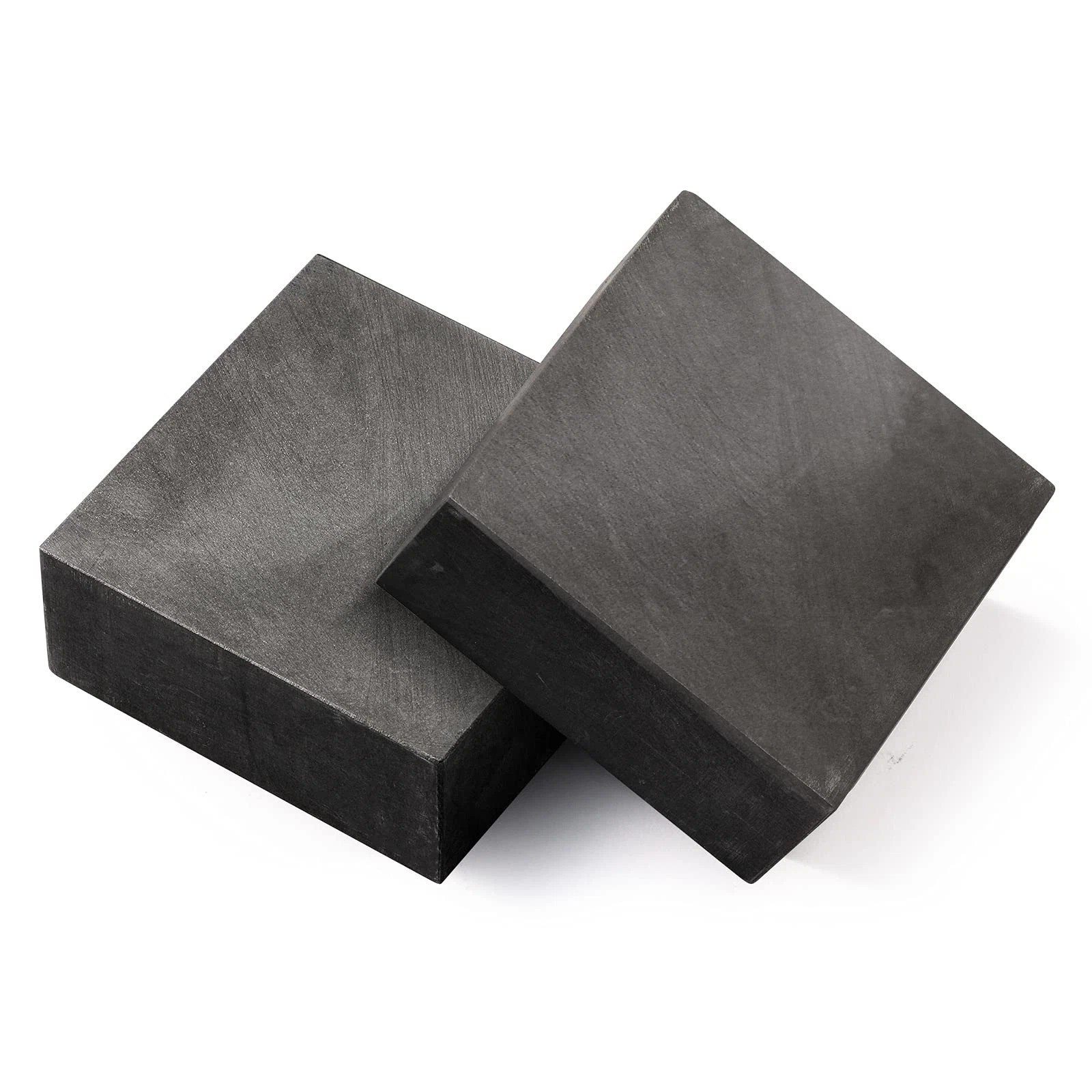 2 Packs Graphite Ingot Block 99.9% High Purity EDM Plate Gold,Silver