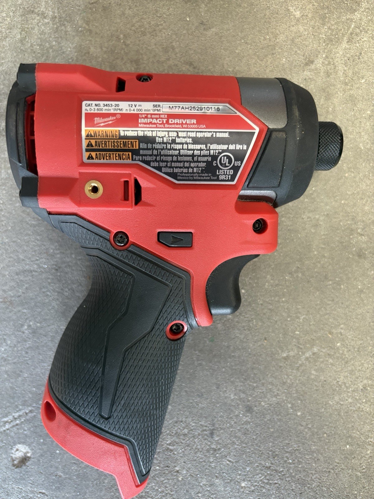 Milwaukee 2471-20 Copper Cutter, 3453-20 1/4” Impact & 2520-20 Hackzall w/ Blade
