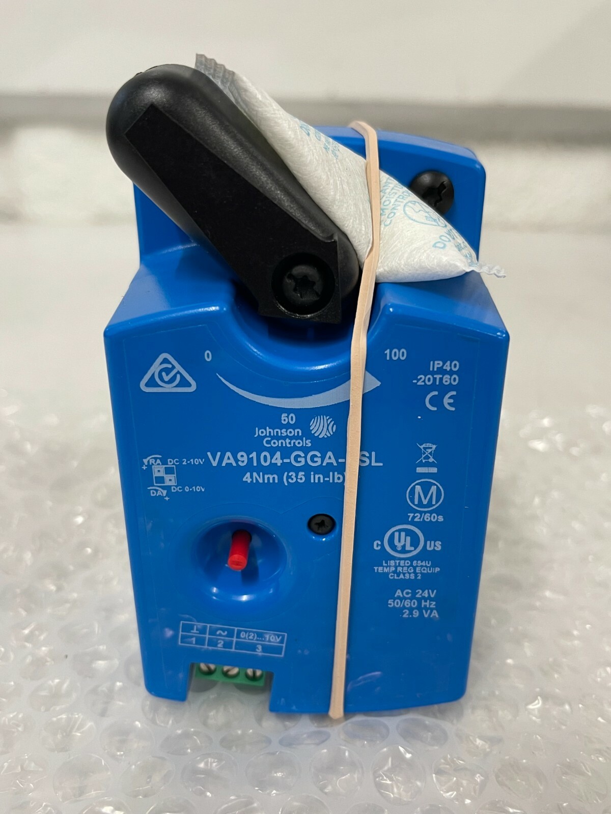 NEW Johnson Controls Electric Valve Actuator w/Ball Valve Linkage VA9104GGA3SL
