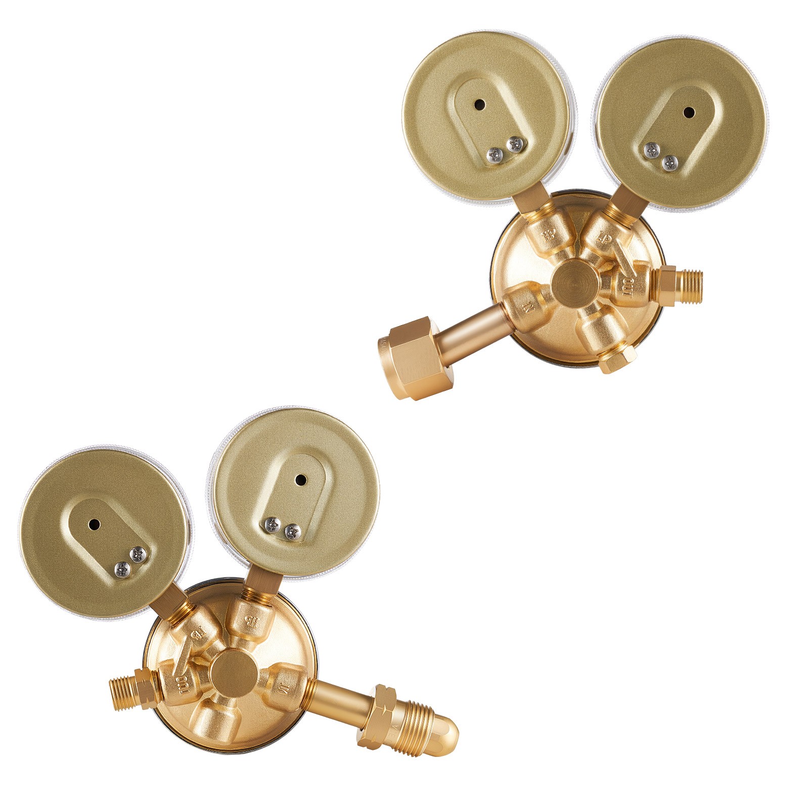 Uimoso Oxygen Acetylene Regulator Set for Welding with Gas Gauges and T-Handle